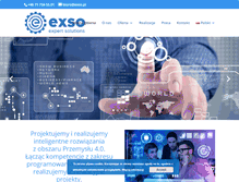 Tablet Screenshot of exso.pl